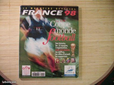 Coupe du monde 1998 Magazine + Cartes + Timbres
