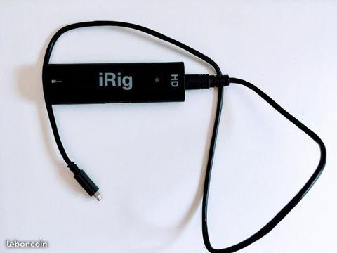 Interface guitare IK irig HD