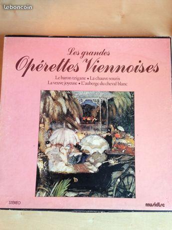 Vinyle Les Grandes Opérettes Viennoises, 4 disques