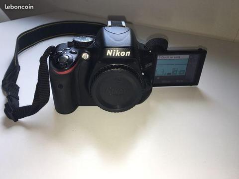 Nikon D5100 très bon état année 2013