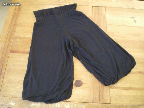 Pantalon court Jasmine fille noir, 10 ans