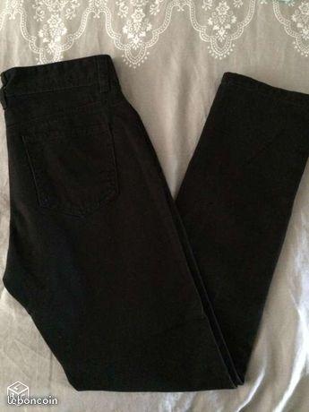 Pantalon jean noir slim 10/11 ans