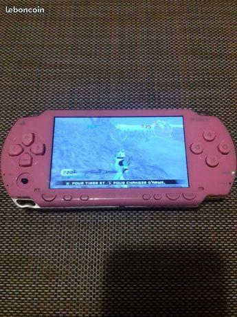 Psp rose + chargeur
