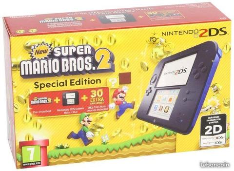 Console Nintendo 2DS neuve + New Super MarioBros2