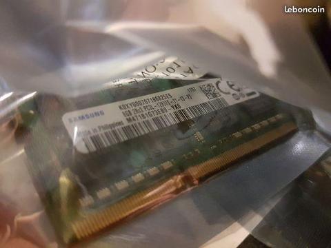 Barrette mémoire 8GB DDR3 1600 PC portable (neuf)