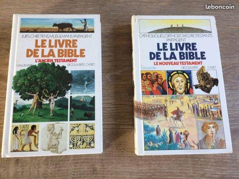 2 livres - Le livre de la bible pour les enfants