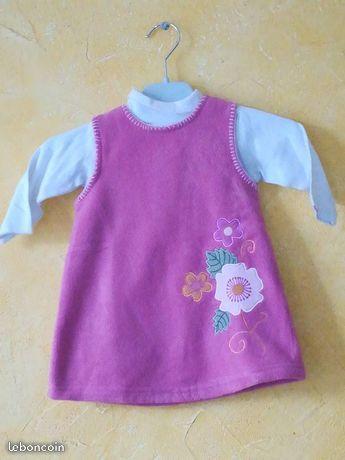 Robe bébé fille 6 mois et Son sous-pull