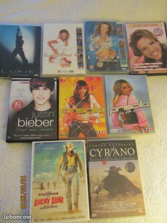 Divers DVD musicaux et films