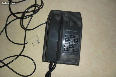 Téléphone fixe filaire sans électricité / BCBA