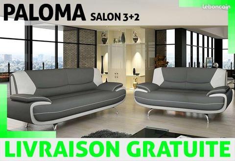 Salon 3+2 PALOMA LIVRAISON GRATUITE