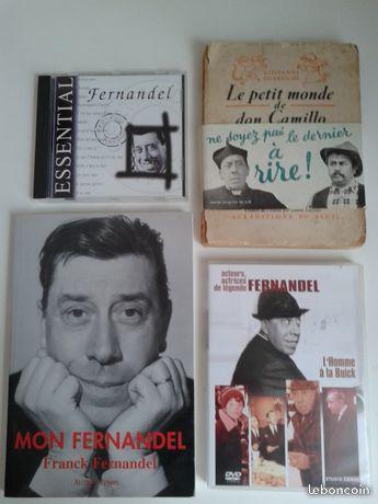 FERNANDEL 2 livres + 1 CD+ 1 DVD