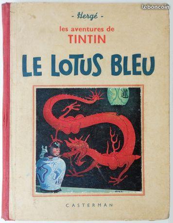 Tintin N & B Le Lotus Bleu A9 - 1939