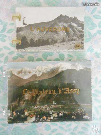 Livret ancien de mini cartes postales l'Auvergne