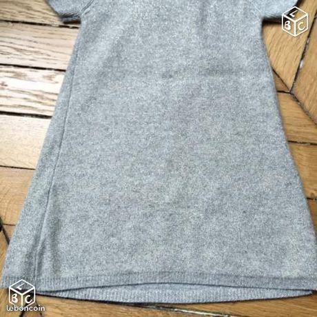 Robe Bout'chou gris pailletée - Taille 18mois