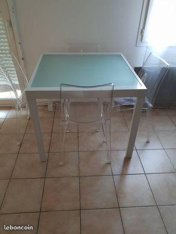 table extensible blanche