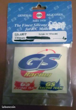 RC stickers GS racing neufs