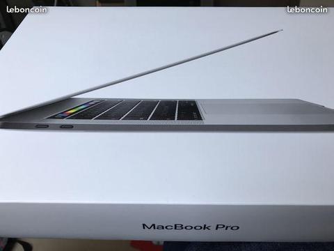Mac Book Pro Touch Bar 15 pouces 2017 Comme neuf