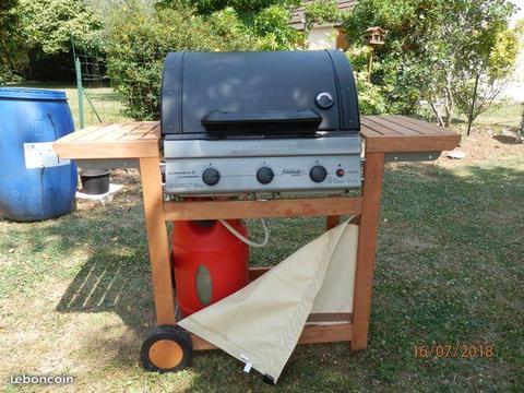 Barbecue gril four plancha