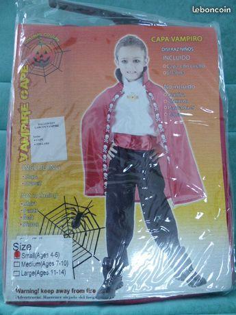 Déguisement Halloween Vampire Garçon neuf 4-6ans