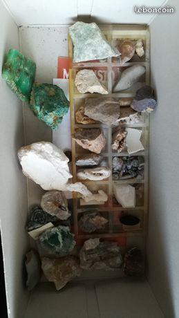 Diverses pierres de collection