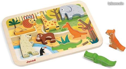 Puzzle Janod animaux jungle