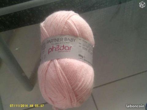 1 pelote de laine phildar partner baby ENVOI INCLU