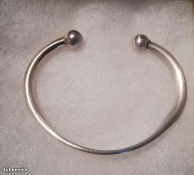 Bracelet jonc en argent