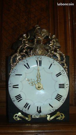 Horloge comtoise coq XVIIIème