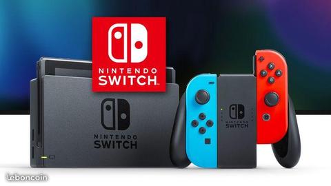 Nintendo switch neuve + jeux et sacoche