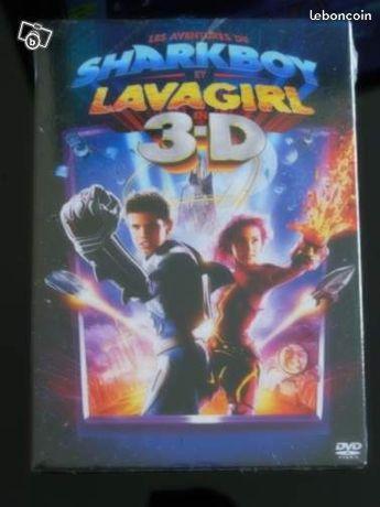 DVD Sharkboy et Lavagirl 3D & 2D + Lunettes x4