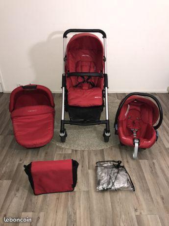 Trio STREETY PLUS bébé confort 2017 FULL RED