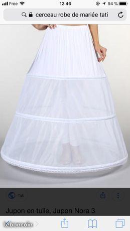Jupon en tulle pour robe de mariée