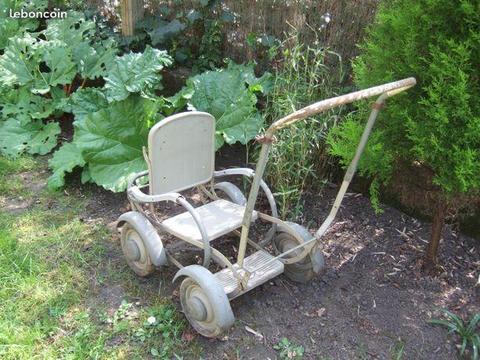 Poussette bébé ancienne vers 1940