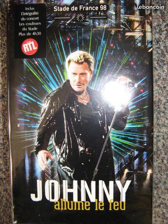 Johnny allume le feu Stade de France 98-double VHS