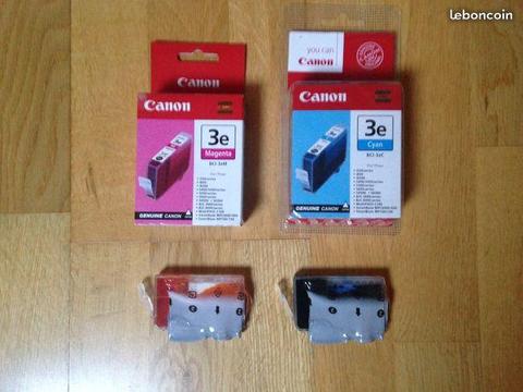 Cartouche encre Canon BCI 3e - neuves