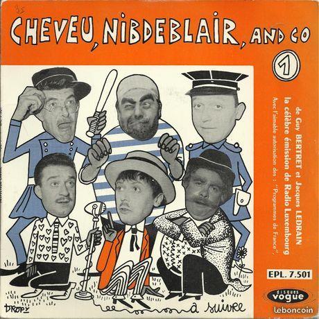 RARE EP CHEVEU NIBDEBLAIR AND CO 45 tours