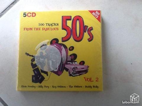 Coffret 5 CD les années 50