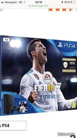 Console PS4 1 ter FIFA 2018 neuf