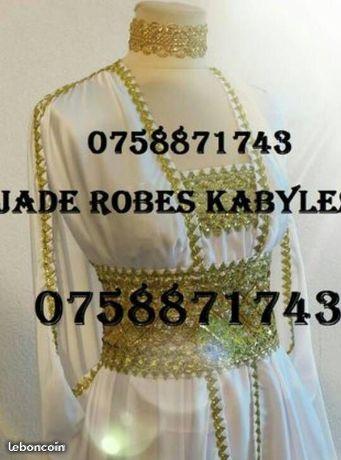 Robes kabyles caftans bijoux karakou soirée mariée
