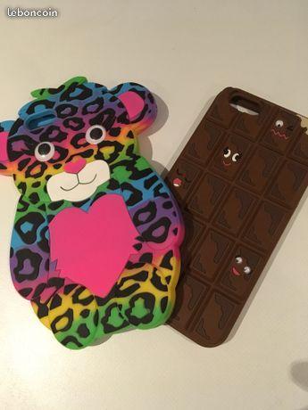 Lot 2 Coques fantaisie Iphone 6/6s/7