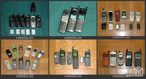 Lot de 20 téléphones mobiles dont Nokia Motorola