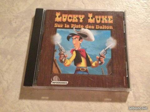 Vieux Jeu PC Lucky Luke, sur la piste des Daltons