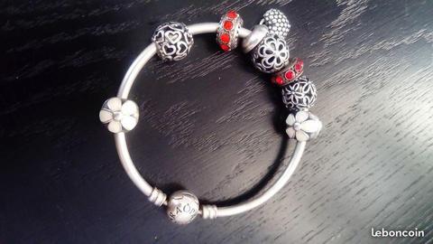 Vrais Charms bloqueurs Pandora fleurs