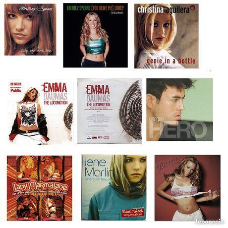 1 lot de 13 CD Singles de musiques diverses