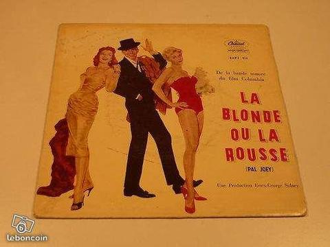 EP BOF / OST LA BLONDE OU LA ROUSSE 45 tours