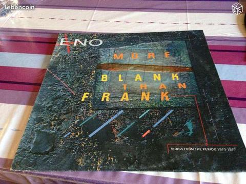 Brian Eno More blank than frank LP