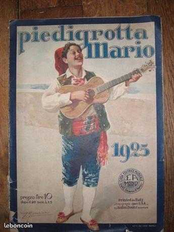 Piedigrotta mario 1925 revue italienne