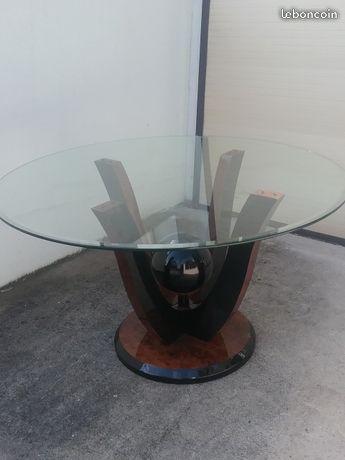 Table verre ronde Design