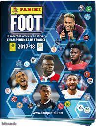 Stickers foot panini ligue 1 2017-2018