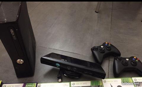 Console Xbox 360 avec Kinect +2 manettes
